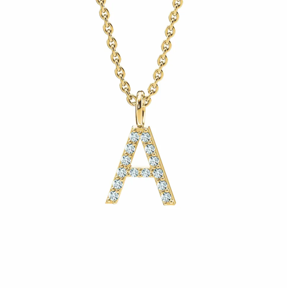 Buchstaben-Anhänger Diamond Letter Petite
