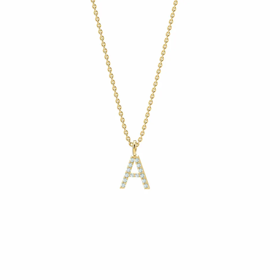 Buchstaben-Anhänger Diamond Letter Petite
