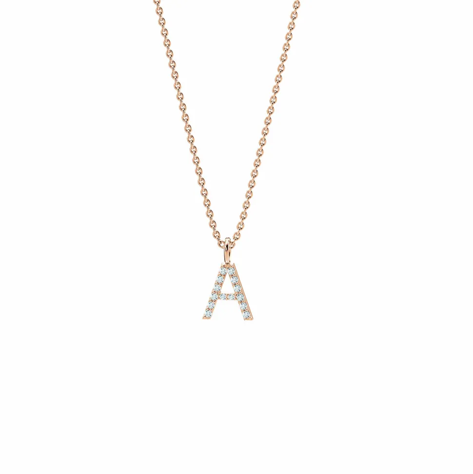 Buchstaben-Anhänger Diamond Letter Petite