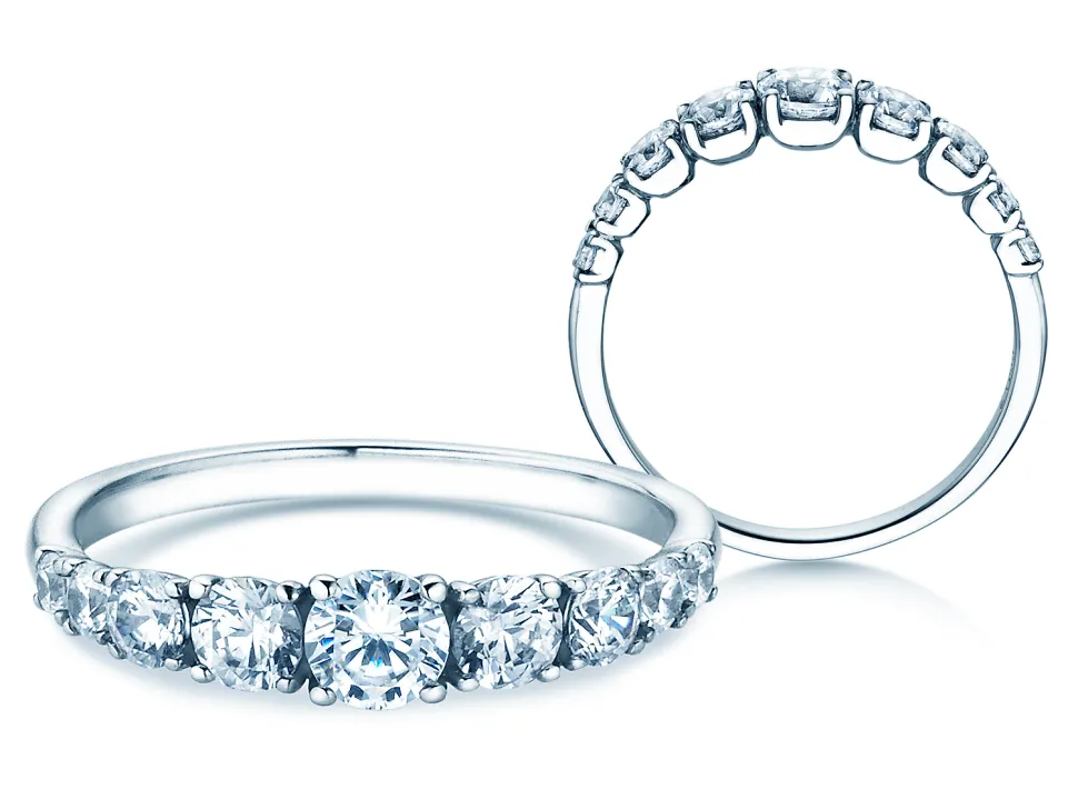Diamantring 9 Diamonds