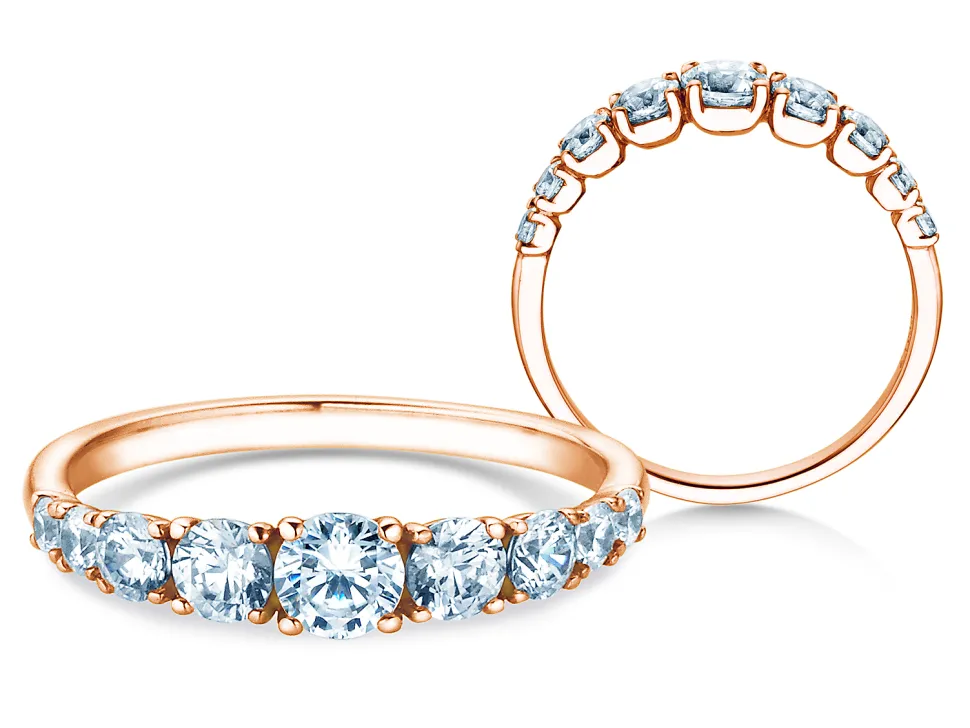Diamantring 9 Diamonds