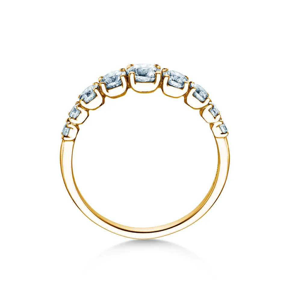 Diamantring 9 Diamonds