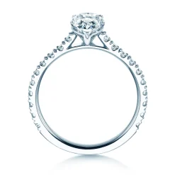 Diamantring Pear Pavé