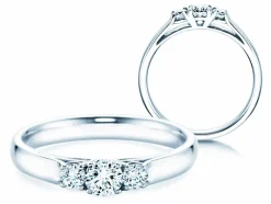 Diamantring 3 Stones mit drei Diamanten