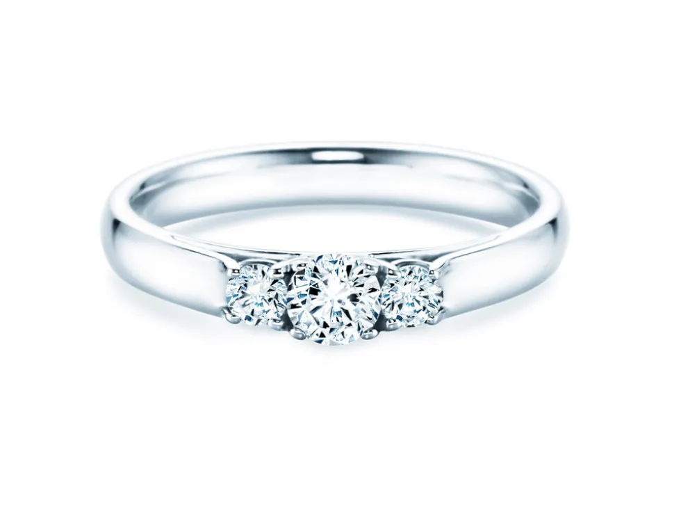 Diamantring 3 Stones mit drei Diamanten