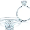 Diamantring Asscher Cut