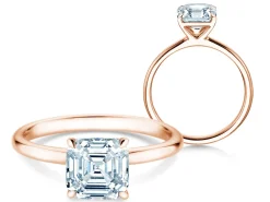 Diamantring Asscher Cut