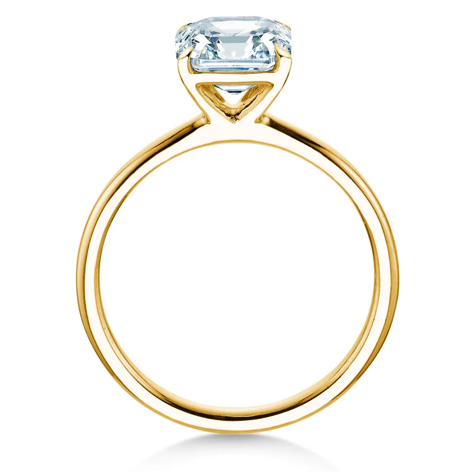 Diamantring Asscher Cut