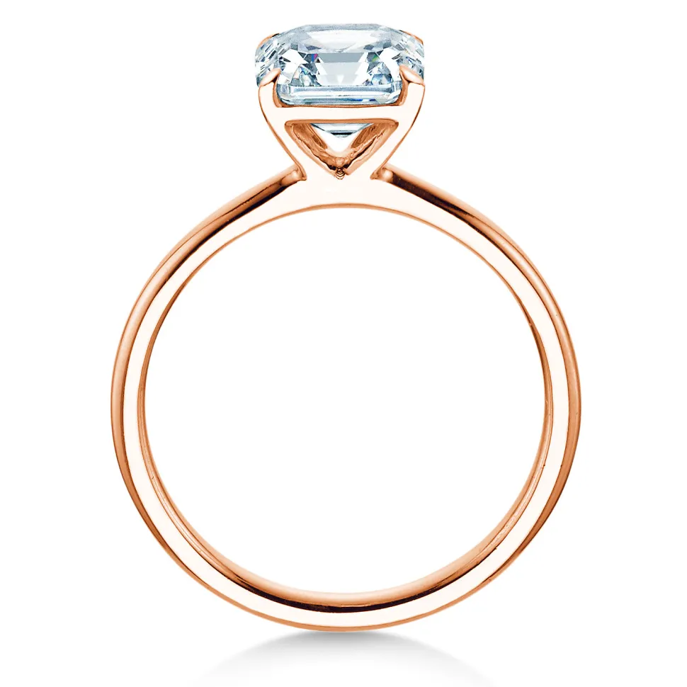 Diamantring Asscher Cut