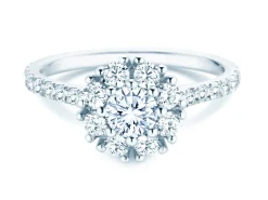 Diamantring Bloom Pavé