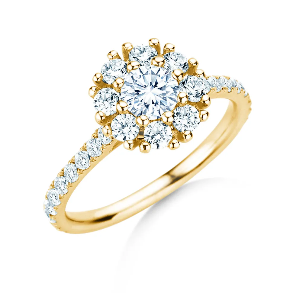 Diamantring Bloom Pavé