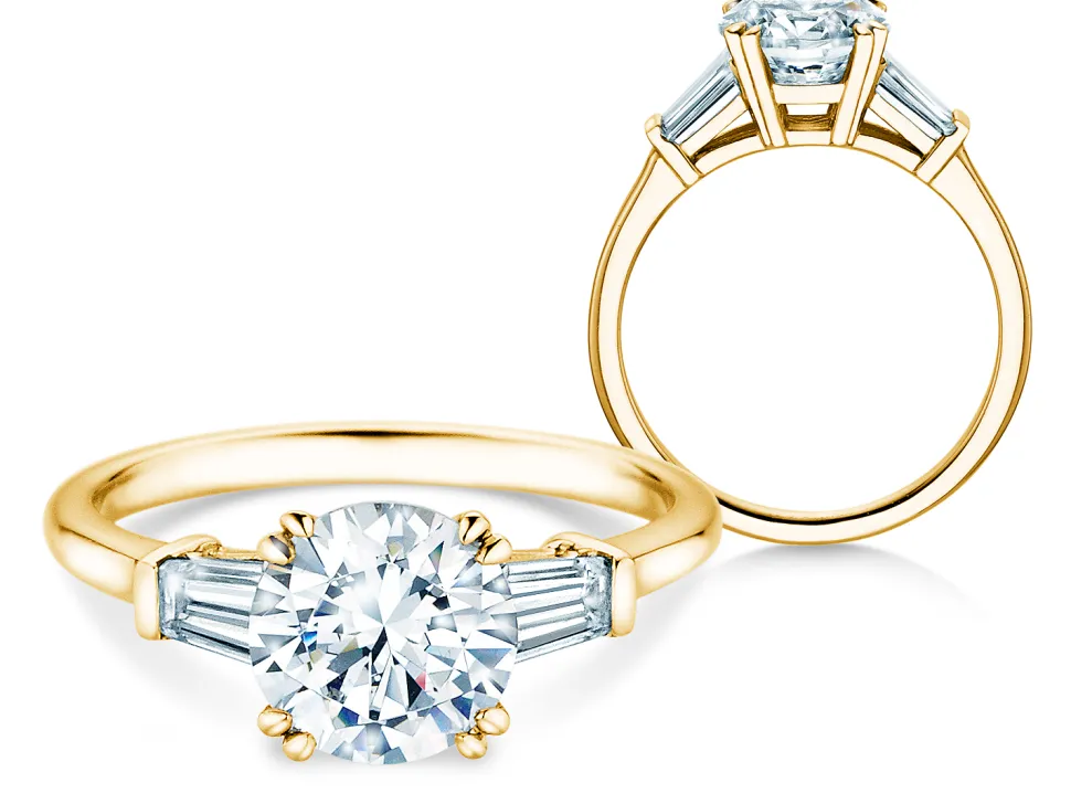 Diamantring Brilliant Tapered Baguette