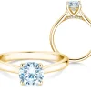 Diamantring Classic 4 Hidden Halo