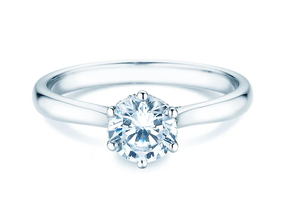 Diamantring Classic 6 Hidden Halo