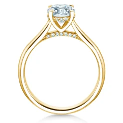 Diamantring Classic 4 Hidden Halo