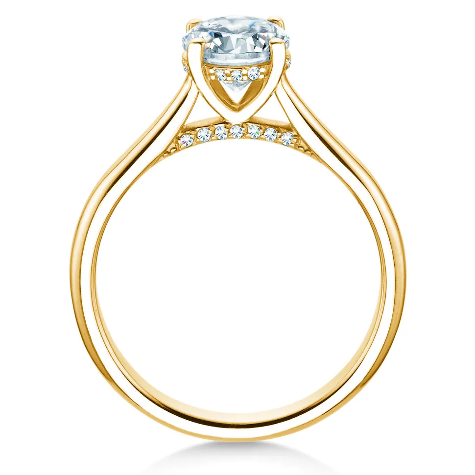 Diamantring Classic 4 Hidden Halo
