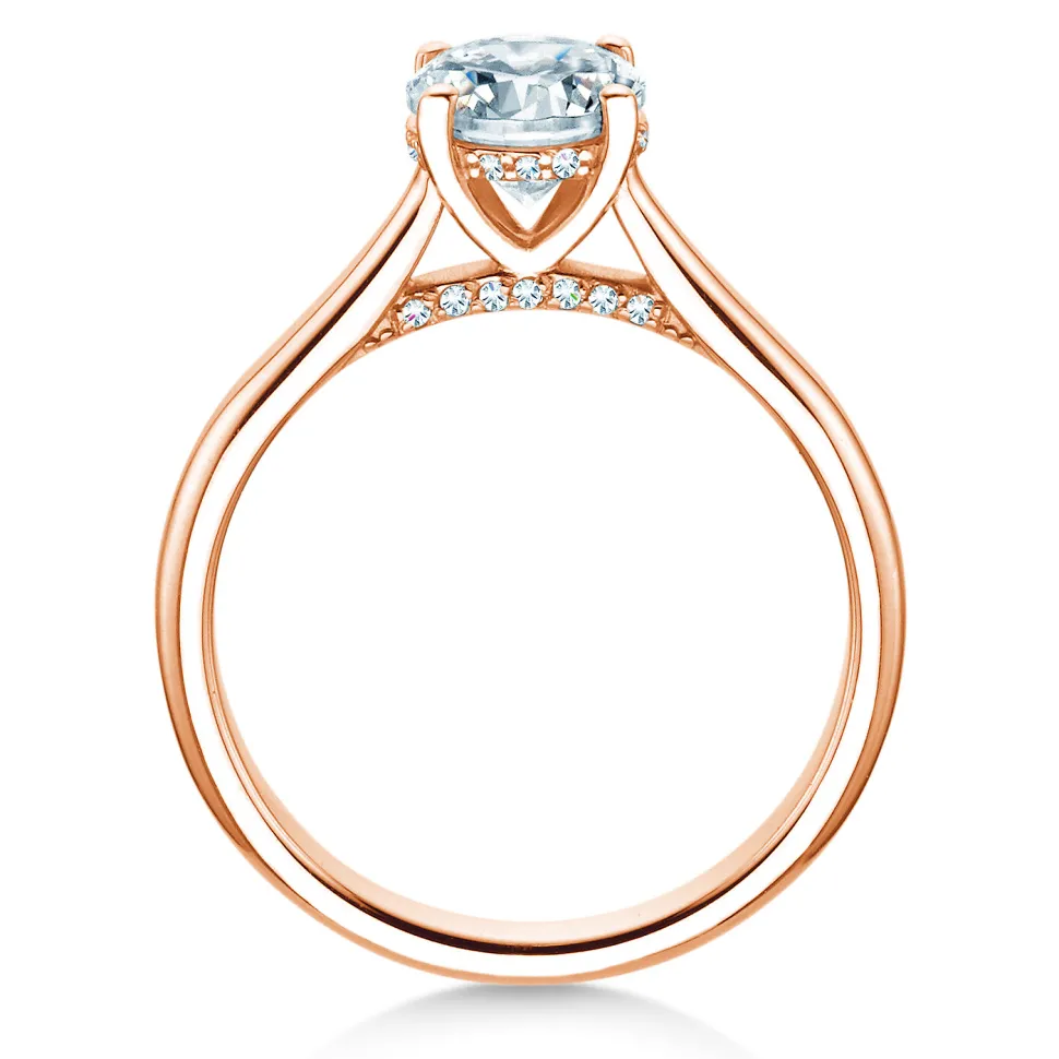 Diamantring Classic 4 Hidden Halo