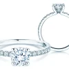 Diamantring Classic 4 Pavé