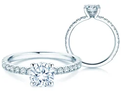 Diamantring Classic 4 Pavé