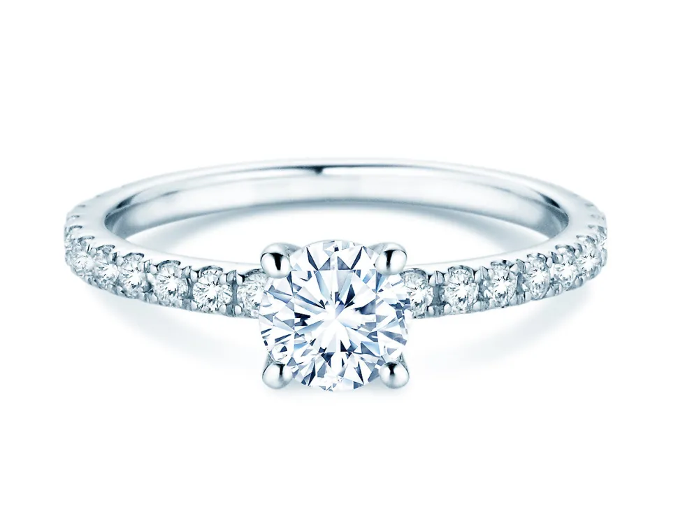 Diamantring Classic 4 Pavé