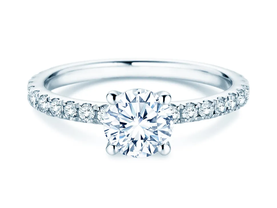 Diamantring Classic 4 Pavé