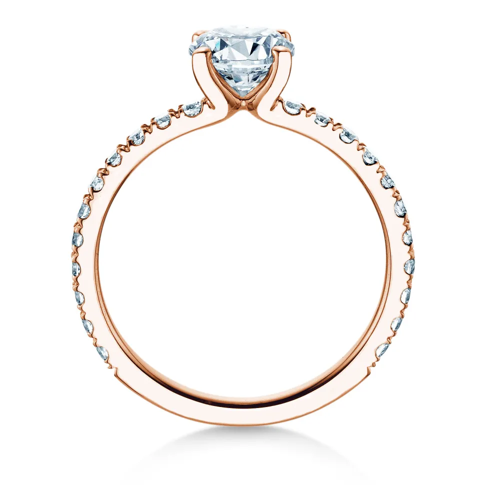 Diamantring Classic 4 Pavé
