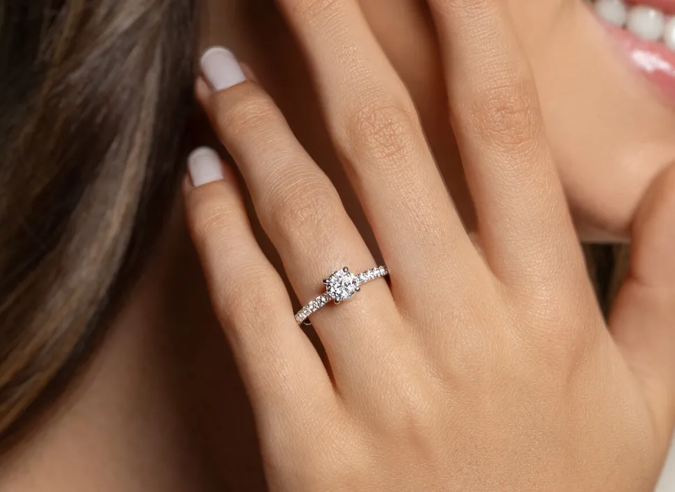 Diamantring Classic 4 Pavé