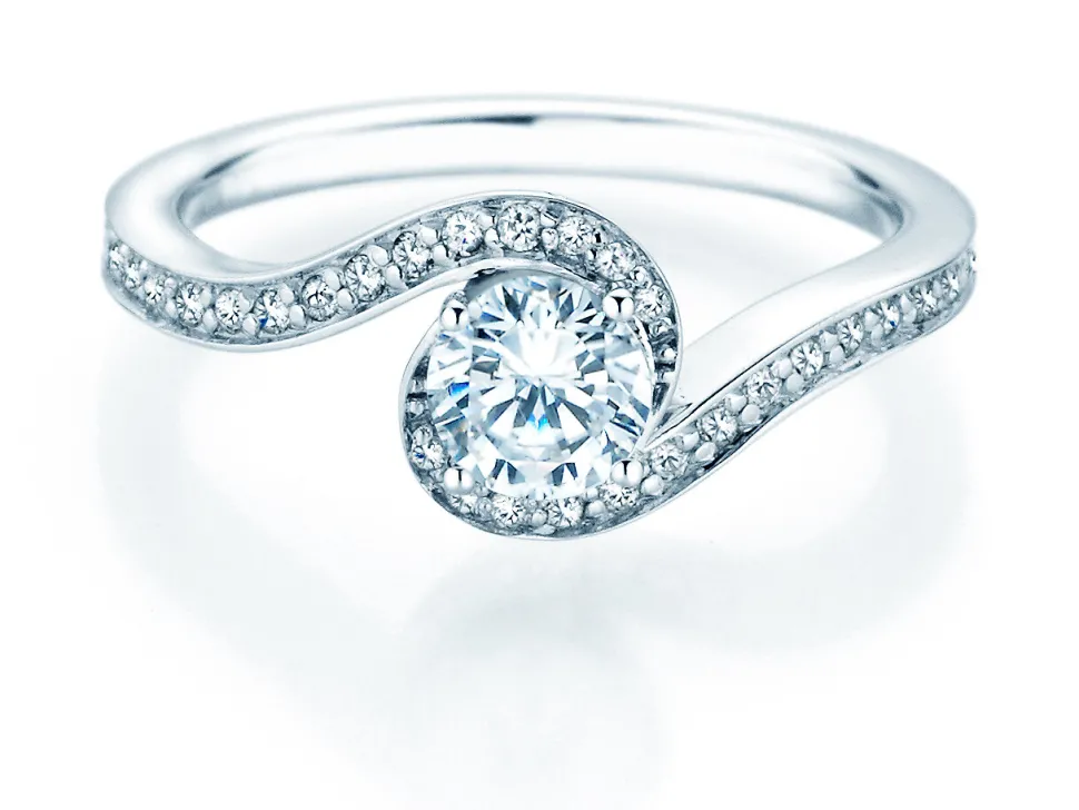 Diamantring Crush mit Diamant