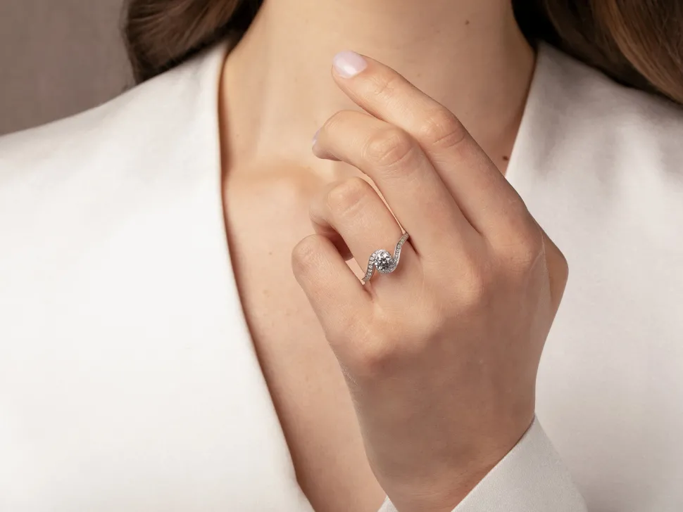Diamantring Crush mit Diamant