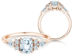 Diamantring Cushion Marquise
