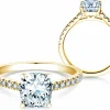 Diamantring Cushion Pavé