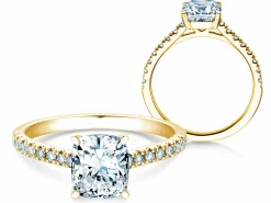 Diamantring Cushion Pavé
