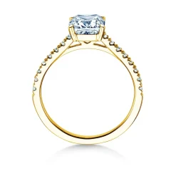 Diamantring Cushion Pavé