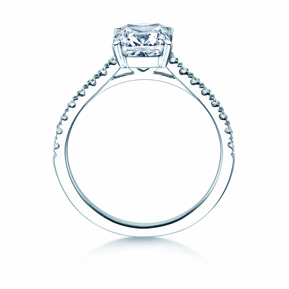 Diamantring Cushion Pavé