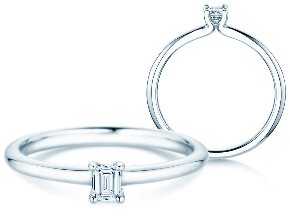 Diamantring Emerald Clean