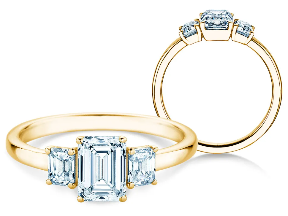 Diamantring Emerald Eden