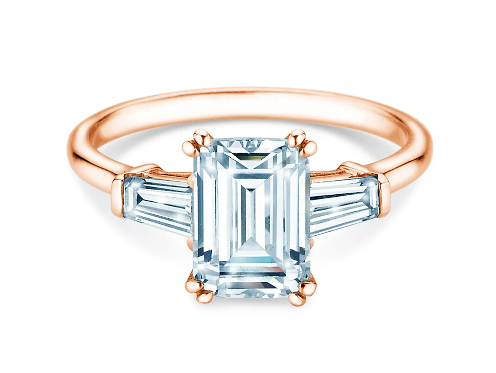 Diamantring Emerald Tapered Baguette
