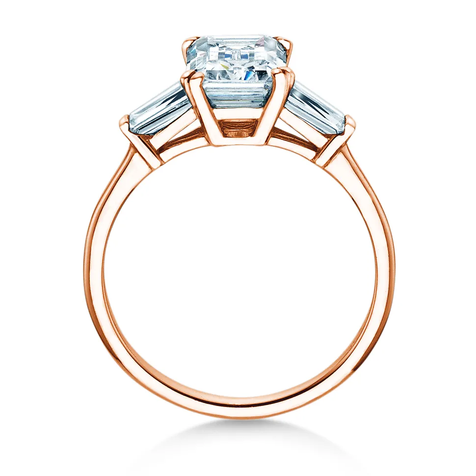 Diamantring Emerald Tapered Baguette