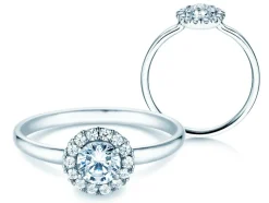 Diamantring Flower