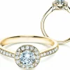 Diamantring Halo Classic