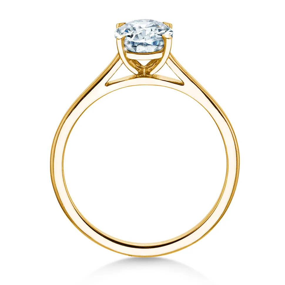 diamantring Oval Cut