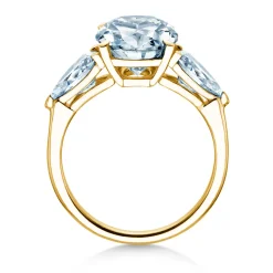 Diamantring Oval Pear Cut