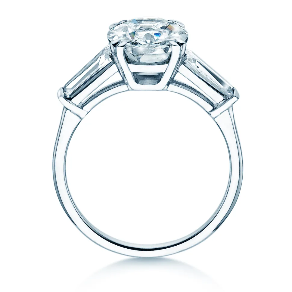 Diamantring Oval Tapered Baguette