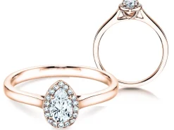Diamantring Pear Shape