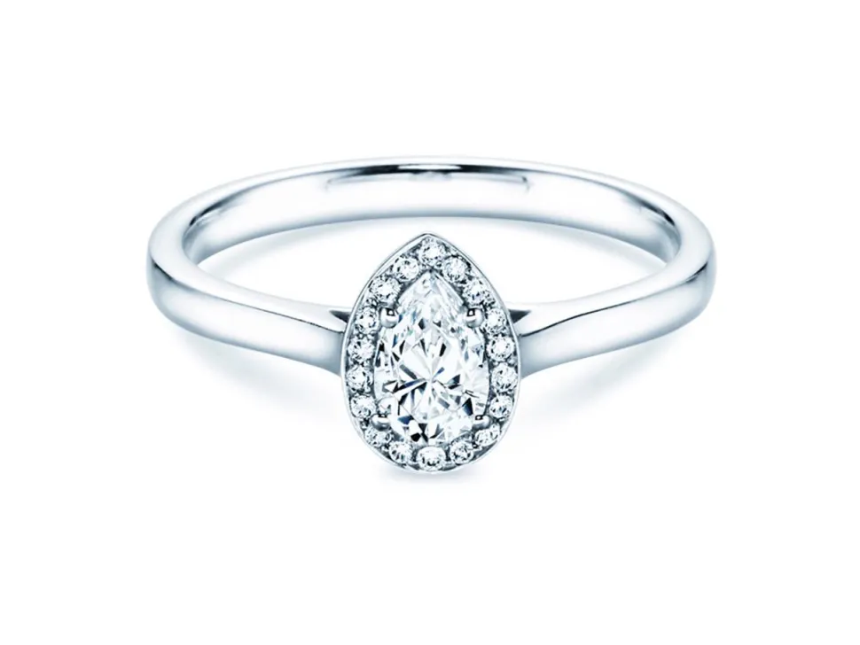 Diamantring Pear Shape