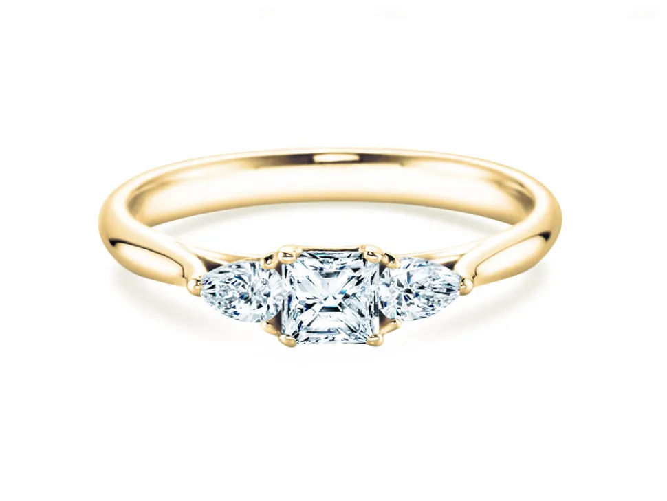 Diamantring Vivid Asscher