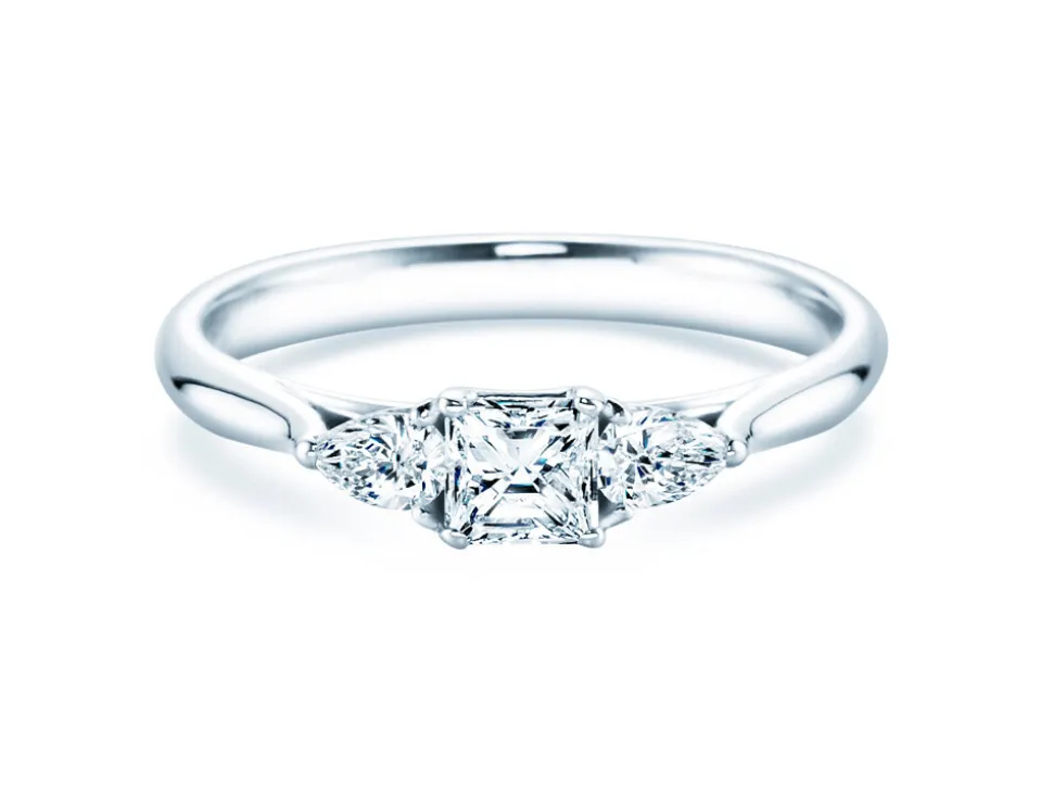 Diamantring Vivid Asscher