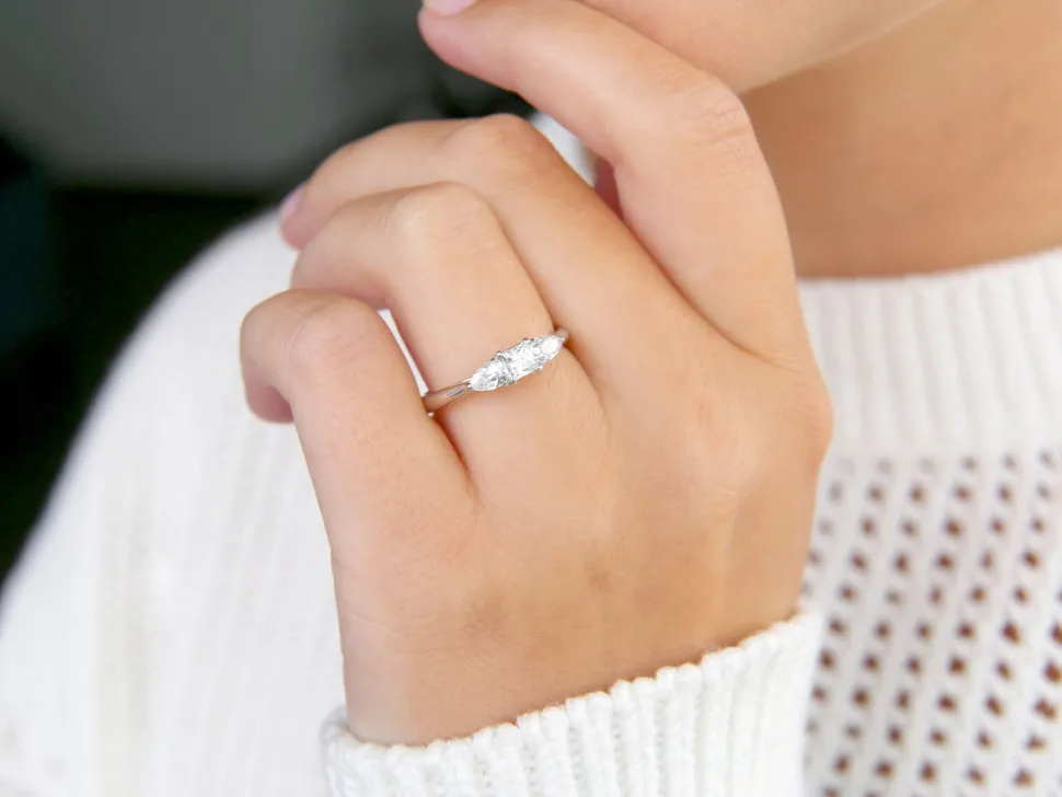 Diamantring Vivid Asscher