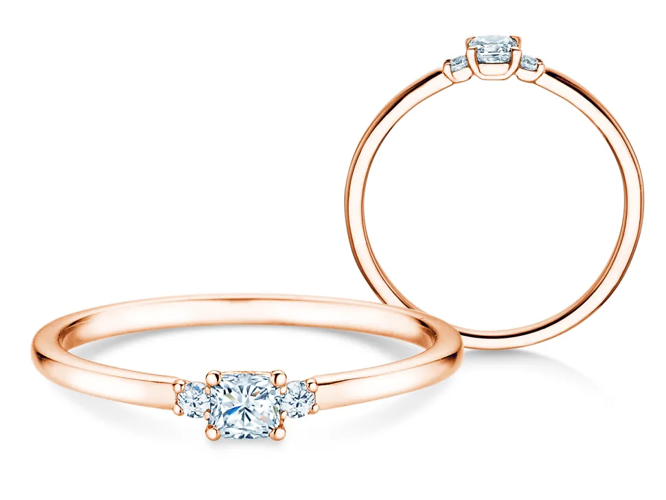 Diamantring Vivid Petite Cushion Cut