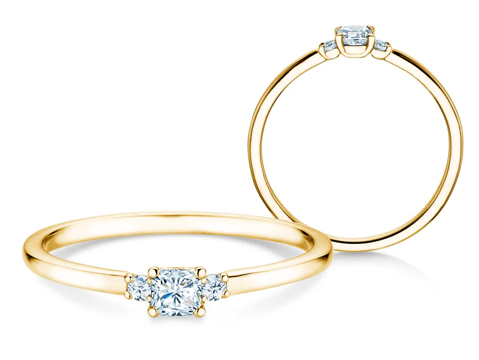 Diamantring Vivid Petite Cushion Cut